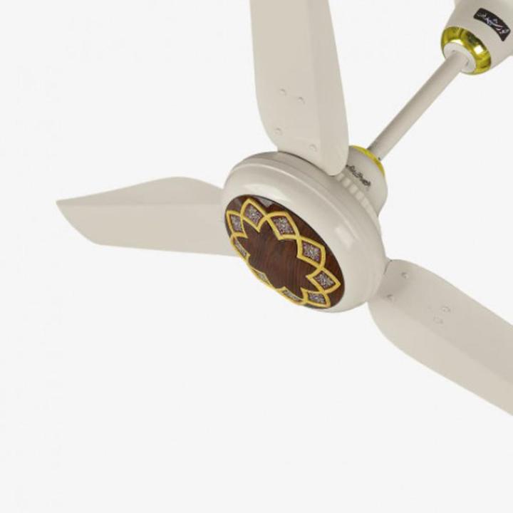 Khurshid Fans Flower Model AC-DC Inverter Ceiling Fan - Powder Coating Paint with Excellent Finishing - Super Energy Efficient BLDC Motor - Powder Coating Paint with Excellent Finishing