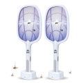 Rechargeable Electric Mosquito Killer Racket 2 In 1 LED Flash Light. 