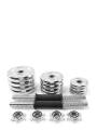 York Chrome Dumbbell Set 15 kg & 20kg For Workout. 