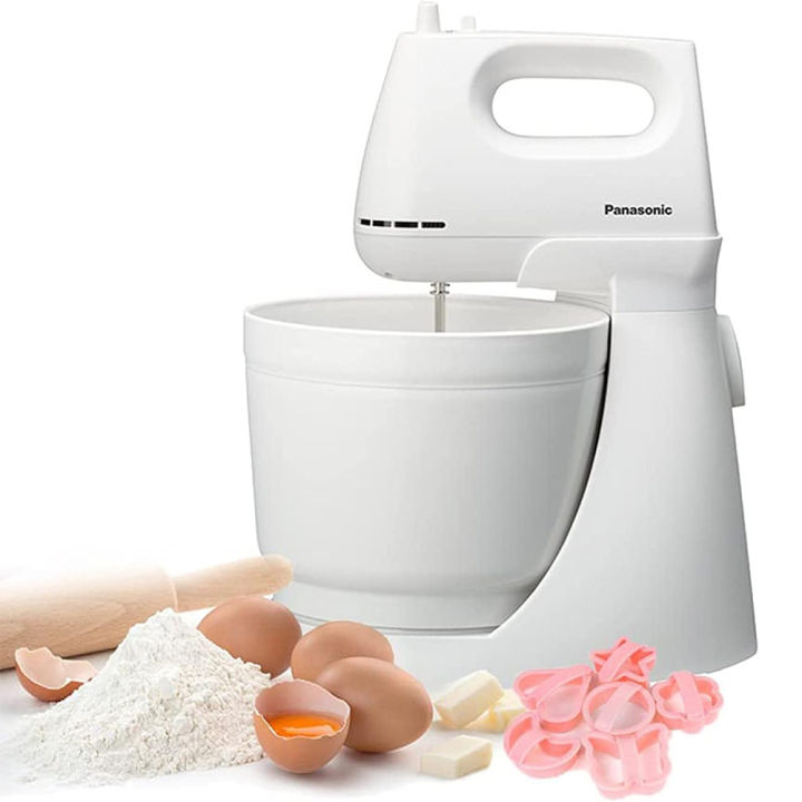 Panasonic Stand Mixer 5 Speed Selection With Egg Beater And Dough Hook MK-GB3