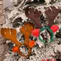 Christmas Headband Christmas Reindeer Antler Hair Hoop Vibrant Kids Dress Up Headband for Cosplay Lightweight Colorful Perfect Southeast Asian Holiday Prop Festive Headband. 