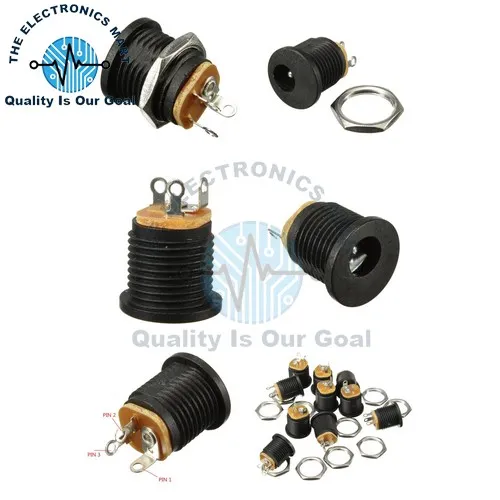 5,10,15,20,25,30%20PCS%20Dc-022%20Dc%20Power%20Jack%20Pcb%20Mount%20Female%20Connector%203%20Pin%20With%20Nut%205.5mm%20x%202.1mm%20-%20Image%2010
