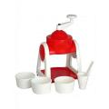 Ice Crusher Gola Ganda Machine - Red & White. 