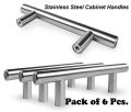 Cabinet Handles - Stainless Steel Rod - 8. 