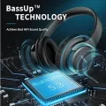 KVIDIO Bluetooth Headphones Over Ear, 55 Hours Playtime, Wireless Headphones with Mic, Lightweight Foldable Headphones with Deep Bass, Hi-Fi Stereo Sound for Travel, Work, Laptop, Cell Phone B R798 HEAAD. 