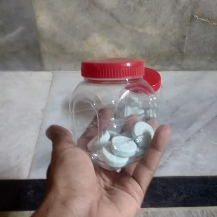 1 Piece Small Packaging Transparent Jar Plastic Container with Lid 100ml