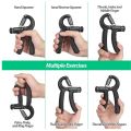 5-60Kg Adjustable Heavy Gripper Fitness Hand Exerciser Grip Wrist Training Increase Strength Spring Finger Pinch Carpal Expander. 
