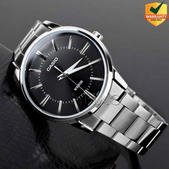 Casio MTP1303D-1AV Orologio Da Uomo, Quarzo, Cassa 41 Mm, Bracciale In Acciaio, Datario
