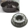 9 inch Heavy Duty Stainless Carbon Steel Non-stick Flucent Tube Donut Shape Cake Baking Mold Pan. 