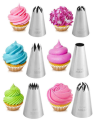 Cakeware 13 Piece Cake Decorating Set Frosting Icing Piping Bag Tips With Steel Nozzles. 