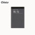 320mAh BL-5J BL5J BL 5J Phone Battery for Nokia 5230 5233 5800 3020 XpressMusic N900 C3 Lumia 520 525 530 5900. 