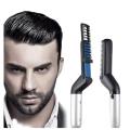 Modeling Comb Hair Straightener Hair Iron Men Quick Beard Straightener Styler Comb Perfuw Upgraded Electric Anti-Scald Modeling Comb Men's Hair Straightening Comb, Anti Static, Efficient For Styling And Hair Fashioning. 