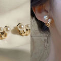 2021 Korean Luxury Pearl Earrings for Women Fashion Simple Pearl Stud Ear Clip Podazz. 