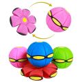 Magic Flying Saucer Ball Frisbee Deformation Ufo Football Flat Throw Disc With 3 Led Lights Flying Toys Outdoor Garden Beach Game Toy. 
