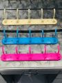 Cloth Holder -Cloth Hanging Hooks Wall -Door Mount Best Quality Hook-Killi-( 5 hook 14 inch length)Multicolor 1 Pc. 