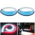 Universal Car Door Opening Warning Lights LED Dynamic Car Door Warning Light Strip 1.2M Waterproof Interior Atmosphere Lights 2 Pcs. 