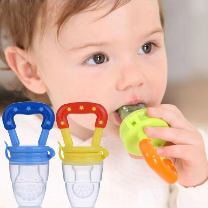 Pacifier Rattle Baby Fruit Soother with Rattle Pacifier: Fun, Soothing, and Nutritious ...