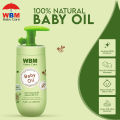 WBM Baby Oil - 200ml | Baby Oil for Soft Skin & Massage | Nourishing Message Oil for Babies. 