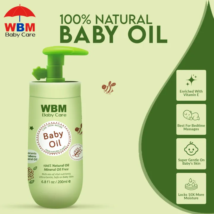WBM%20Baby%20Oil%20-%20200ml%20%7C%20Baby%20Oil%20for%20Soft%20Skin%20&%20Massage%20%7C%20Nourishing%20Message%20Oil%20for%20Babies%20-%20Image%203