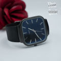 Simple Design Analog Watch For Men, Minimalist Fasion Casual Slim Face Wrist Watch. 