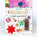 Alphabet letters and counting with 100 Stickers 3 Colors for Kids - Pack of 3. 