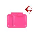 (Pack of 2) Square Snack Plate Square Snack Plate Fries Plate Chips Plate Pizza plate Noodles plate for Children. 