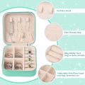 Travel Jewellery Box for Women Girls, Jewellery Organiser Small Jewelry Box Mini Travel Jewlery Case Men Boys, Jewellry Storage for Necklaces Rings Earrings Bracelets. 