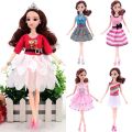 Barbie Doll Clothes and Barbi Body Accessories Barbi Outfit Handmade Party Wedding Dress Kids Toys Girls Gift 30 Cm. 