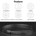 Stainless Steel Cable Ties, 100 Pcs 7.9 Inches Cable Zip Ties. 