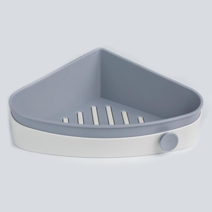 Bathroom Shelf Easy to Install Punch-free Toilet Shampoo Holder