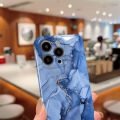 AMORVOR for Samsung S23 5G Back Cover Luxury Marble Hard Phone Case Camera Protection Mobile Cover. 