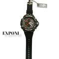 Men's sports Watch Original EXPONI Analog & Digital both Time new design. 