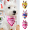 Pet Saliva Bib Lint Free Small Dog Cat Saliva Scarf Bib Pet Collar Decoration. 