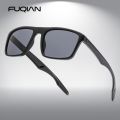 FUQIAN Vintage Square Men Sunglasses Polarized Fashion Plastic Women Sun Glasses Stylish Driving Shades Sports Eyewear UV400. 