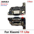 For Xiaomi 11 Lite M2101K9AG USB Port Charger Dock Plug Connector Charging Board Flex + Main Flex Cable For Xiaomi 11t 11t Pro. 