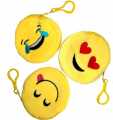 Purse Round Soft  Emoji Face Coin Pouch- PACK OF 1. 