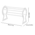 Clear Acrylic Hair Hoop Headband Storage Holder for Women and Girls. 