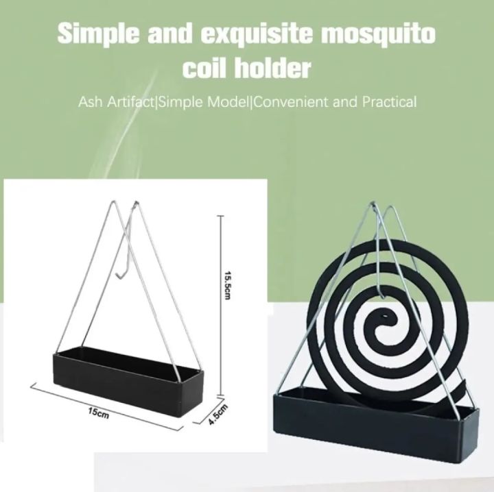 Mosquito Repellent Coil Stand Hanger Strong Iron Coil Triangle Holder