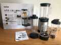 Nutri Blast Nutrient Extractors & Smoothie Blenders with User Guide and Recipe Book, 12-Piece/Stainless Steel. 
