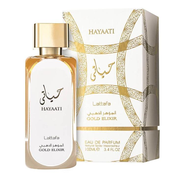 Lattafa Hayaati Gold Elixir Perfume for Unisex - 100ml