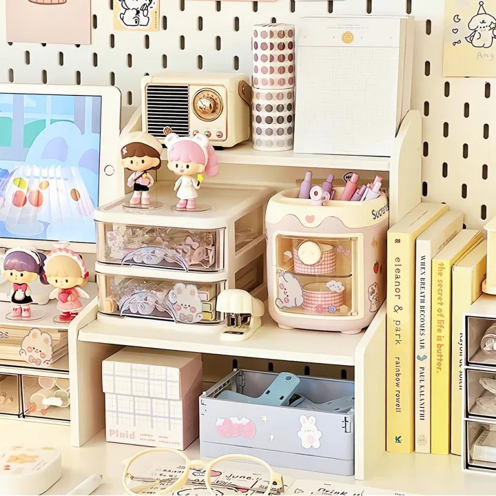 DIY%20Desktop%20Organizer%20Office%20Desk%20Storage%20Rack,%20Expandable%20Stand%20for%20Top%20of%20Desk,%20Stationery%20Cosmetics%20Toy%20Storage%20Display,%20White%20Desktop%20Shelf%20for%20Office%20-%20Image%205
