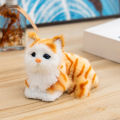 PinShang Simulation Cat Plush Toys Soft Stuffed Kitten Plush Doll With Sound Cute Animal Plushies For Kids Birthday Gifts. 