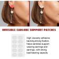 50 Pieces Earring Lobe Support Patches Sweatproof Earring Lift Patches Women. 