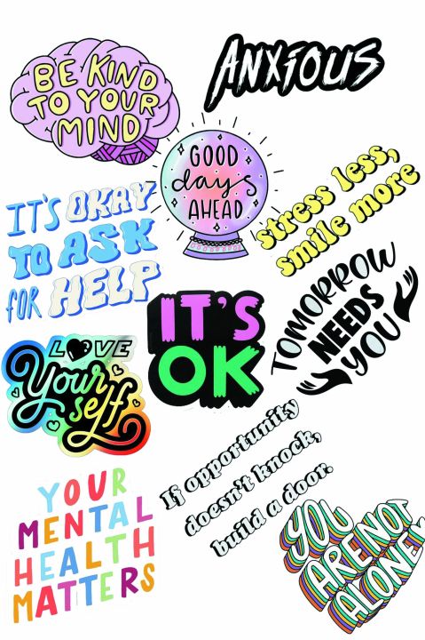 Mental%20Health%20Stickers%20Positive%20Affirmations%20Self%20Care%20Decals%20Mental%20Wellness%20Motivational%20Quotes%20pack%20of%2011%20stickers%20Journaling%20Stickers%20Laptop%20Decals%20Mobile%20Back%20Case%20Stickers%20Therapist%20Gift%20Scrapbooking%20Supplies%202inchx3inch%20each%20sticker%20size%20-%20Image%203
