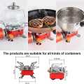 Foldable Camping Stove, Portable Hiking Stoves Easy Cleaning Non Slip Simple Operation Stable Electronic Ignition Device for Fishing. 