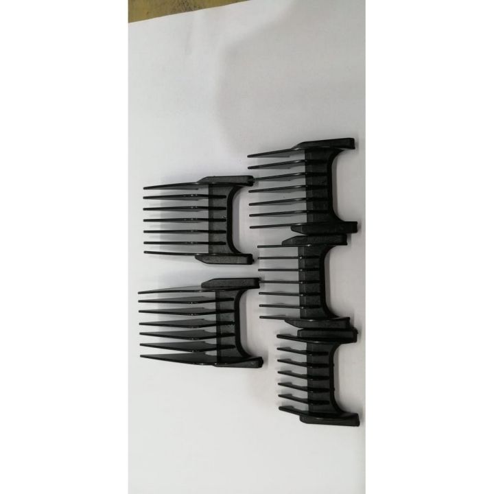 Replacement Hair Clipper Comb PACK OF 5 piece 4mm/8mm/12mm/16mm/20mm SIZE for MOSER/DINGLING RF-609/RF-609C/RF-699