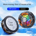 GT31 Mobile Phone Radiator Mobile Phone Cooler Semiconductor Refrigeration Magnetic Live Broadcast Clip Dual-Purpose Cooling Fan B. 