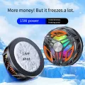 GT31 Mobile Phone Radiator Mobile Phone Cooler Semiconductor Refrigeration Magnetic Live Broadcast Clip Dual-Purpose Cooling Fan B. 
