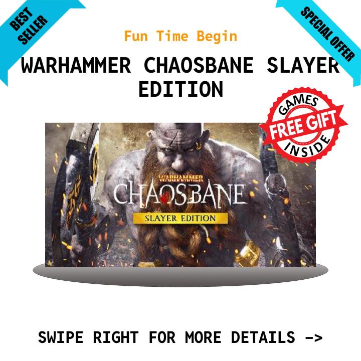 WARHAMMER CHAOSBANE SLAYER EDITION.JPG - PC Game - Complete Installation Guide - in GoogleDrive/MediaFire - QR Codes + 1 Extra free Game