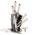 Kitchen Knife Set – 3Cr13 Stainless Steel Blades with Ergonomic Handles – Includes Movable Storage Holder – Durable & Sharp Cutting Tools for Home and Professional Use. 
